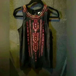 Women’s Abercrombie & Fitch Black Suede Sleeveless Dress Size XS